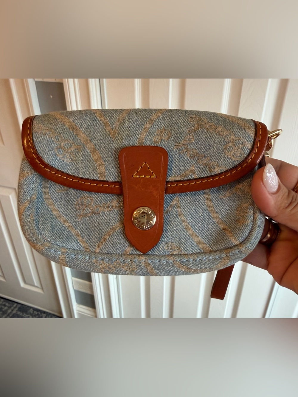 Dooney & Bourke Denim Wristlet 
Wallet Women’s